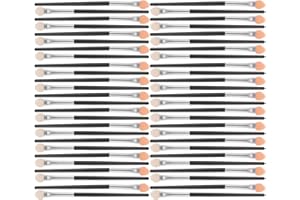 Alipis 100Pcs Small Sponge Paint Blending Brushes with Fine Tip for Detailed Ink Acrylic Art, 11.3Cm Black