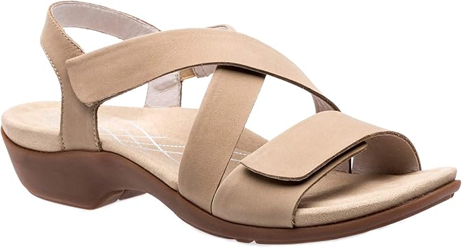Amazon.com | Norma Metatarsal - Women's Sandals in Almond Buff Nubuck Size: 6 | Shoes
