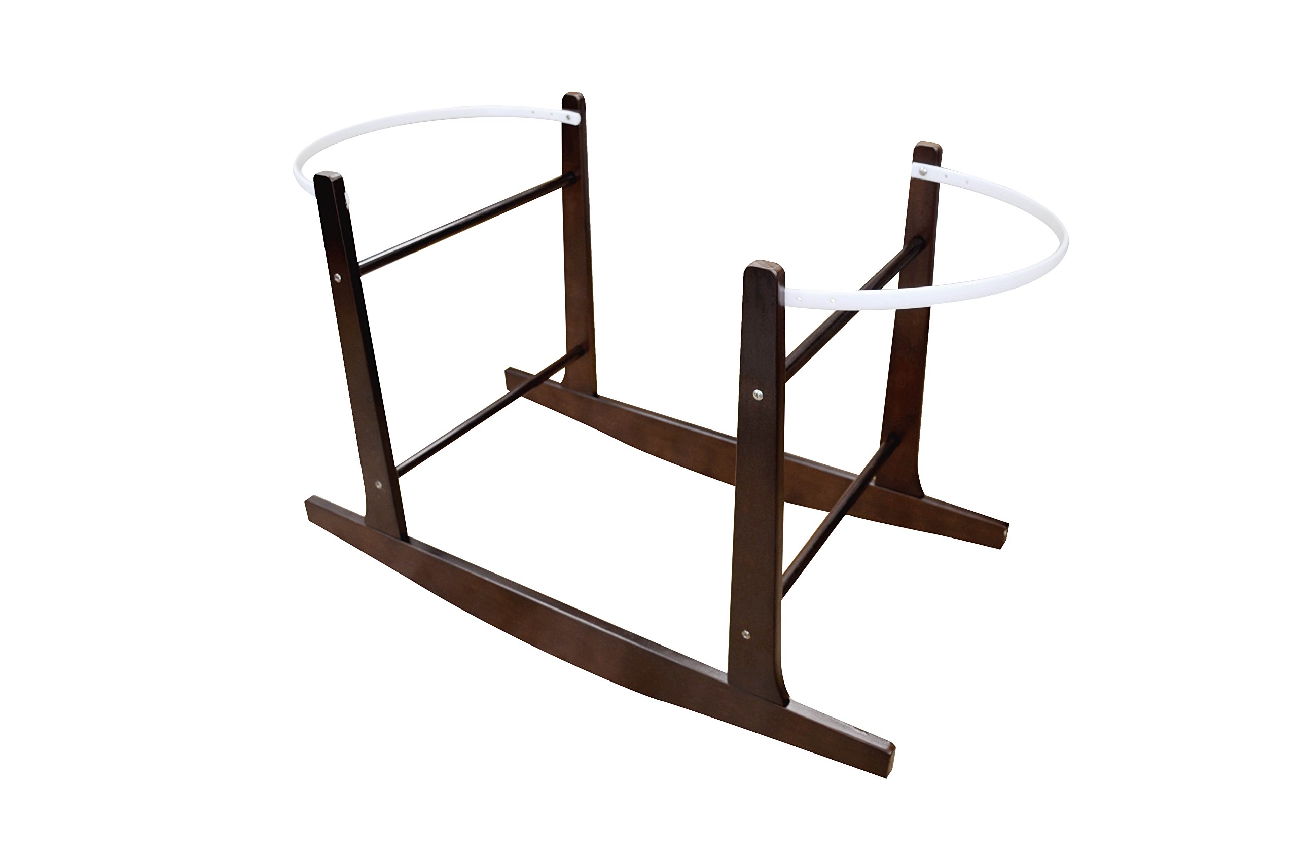 Cuddles Collection Rocking Moses Basket Stand Cocoa Desertcart