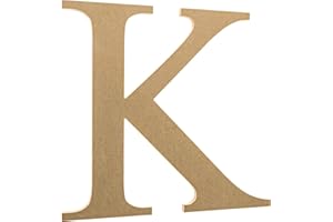JoePaul's Crafts - 15cm Greek Wooden Letter Kappa - Fraternity/Sorority Premium MDF Wood Letters (15cm, Kappa)