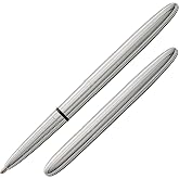 Fisher Space Pen Chrome Pressurized Ballpoint Bullet Pen, Gift Box | Compact Size, Writes Upside Down, Extreme Temperatures, Black Ink, Medium Point, Made in the USA