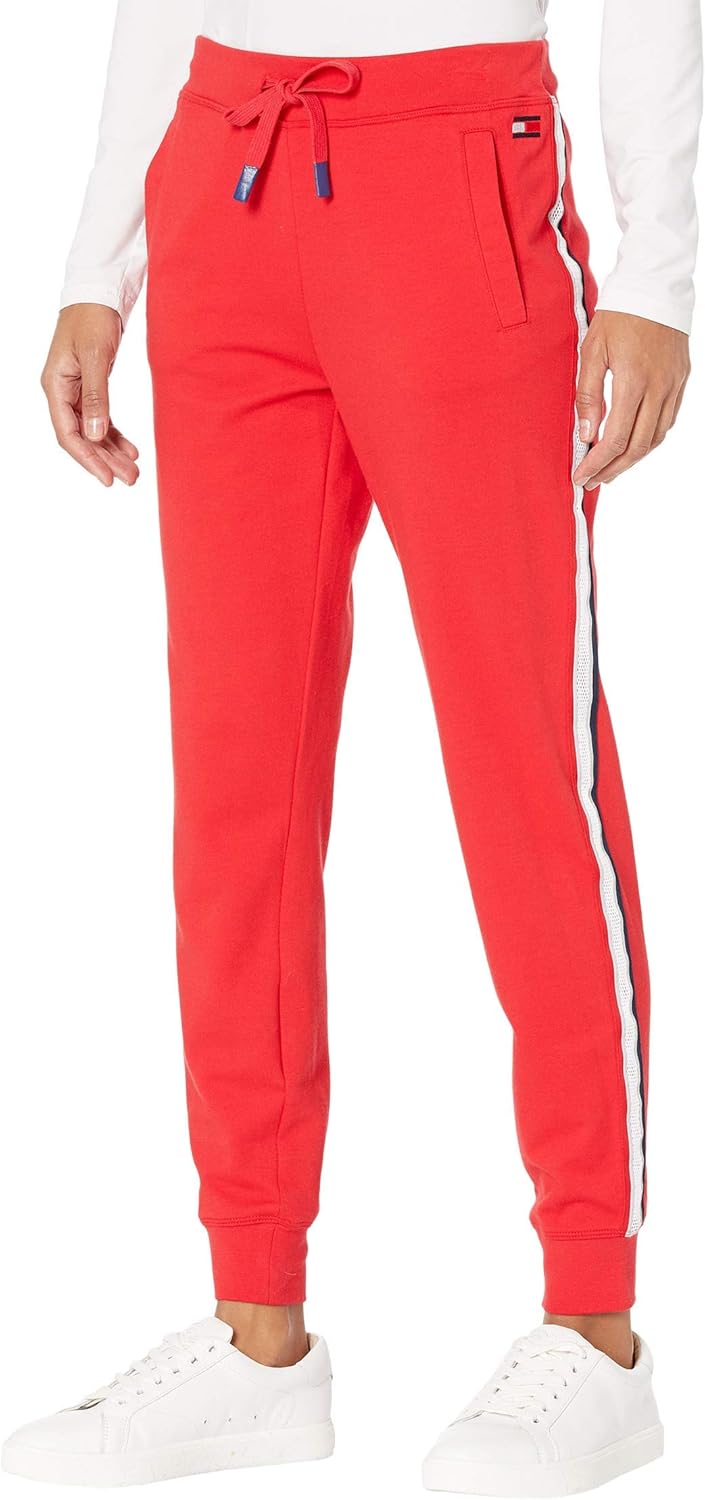 tommy hilfiger red joggers