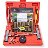 Boulder Tools Tire Repair Kit - Professional Heavy Duty Tire Plug Kit, Tubeless Tire Repair Kit for Flat Tire & Puncture Repa