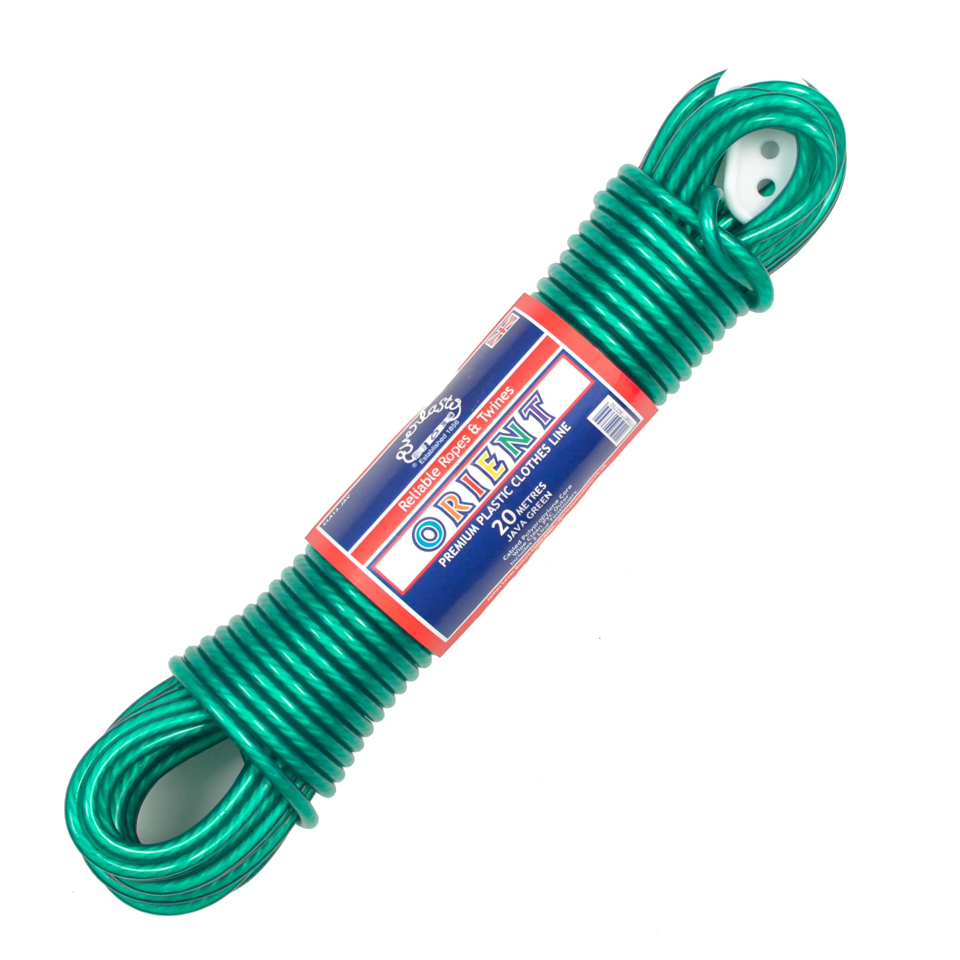 Quality Everlasto 30m 'Orient' PVC Clothes/Washing Line 4.8mm Thick - Green