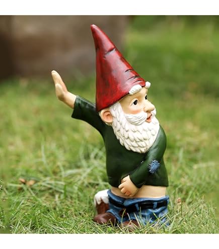 Collections Etc Hand-Painted Motion Activated Whistling Garden