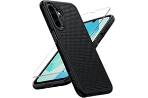 FNTCASE for Samsung A17/A16 Case: Dual Layer Protective Heavy Duty Galaxy A17 5G Phone Cover with Screen Protector - Non Slip
