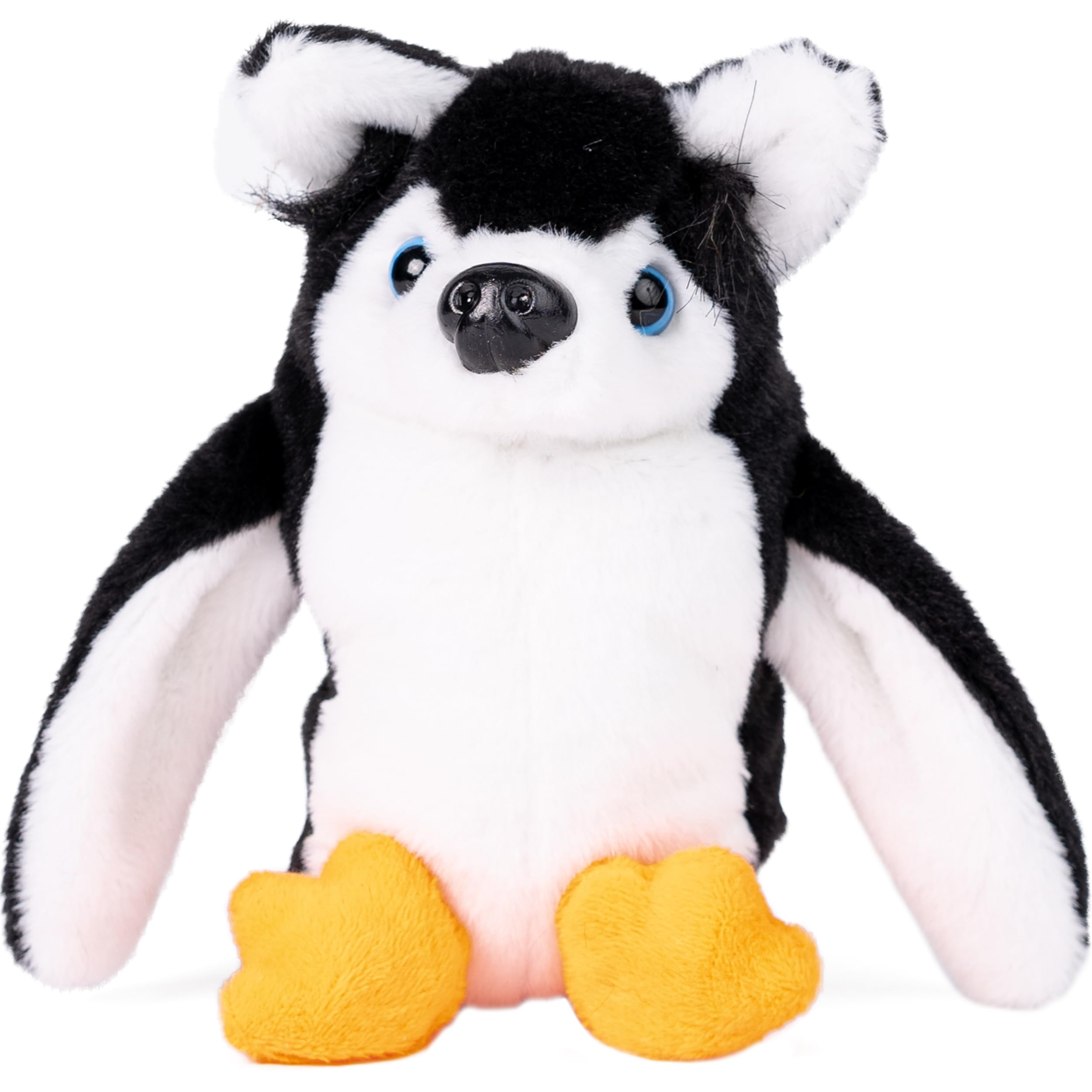 Randimals Mini Stuffed Animal - Penguin & Husky Hybrid Cute Plushies - Small Plushies for Girls & Soft Toys for Boys - P-Dawg Little Fluffy Stuffies for Kids & Kidults