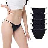 Camelia Womens Underwear string Bikini Microfiber stretch Lace Panties 5-6 Pack Sexy Briefs USA