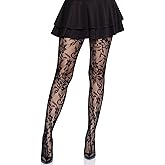 Leg Avenue womens Vintage Fishnet Lace Tights