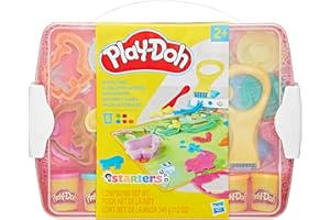 Play-Doh Activity Case, 16 Tools, 3 Playmats, 6 Colors, Arts and Crafts for Kids, Preschool Toys for 2 Year Old Boys and Girl