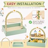 Airlab Wooden Tea Set for Toddlers Daisy Design Beach Safe Beech Wood view 6
