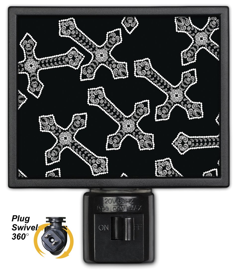 High Quality Art Plates Nl 963 Cross Toss Night Light Support Wholesale Retail Sice Si Org