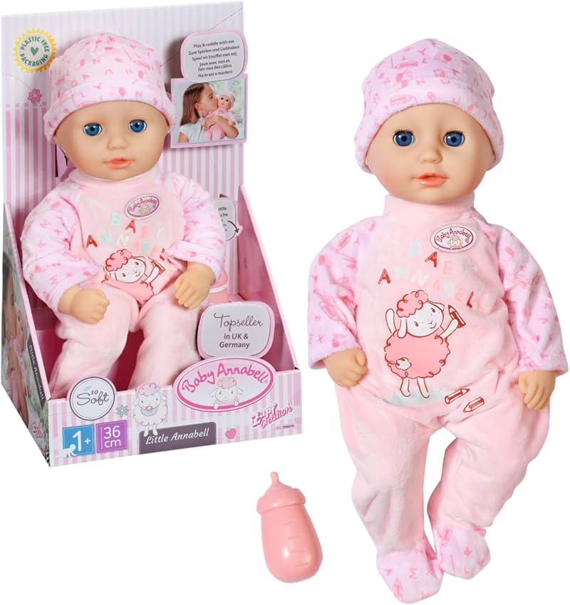 Baby Annabell 36cm Little Annabell Soft Bodied Doll with Outfit and Bottle
