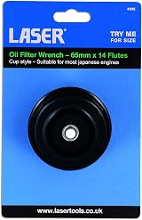 Laser 4232 Oil Filter Wrench 65mm 14 Flutes 3/8 D view 2