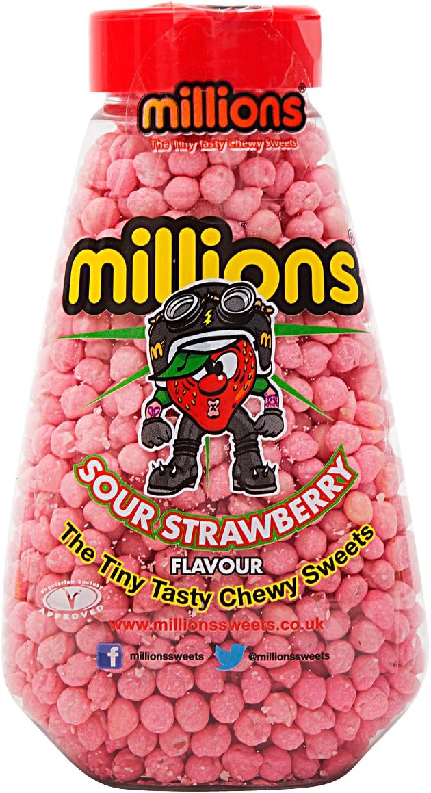 Sour Strawberry Millions Gift Jar Amazon.co.uk Grocery