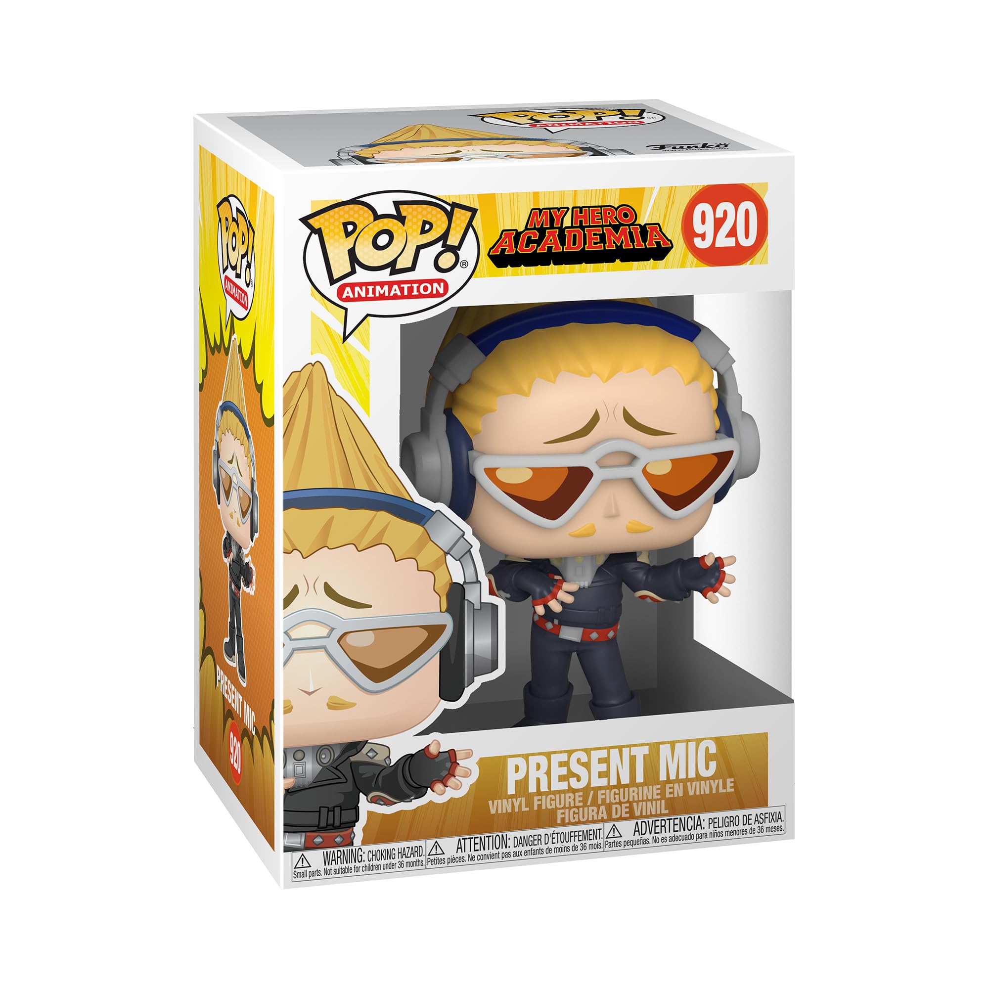 Funko Pop! Animation: My Hero Academia (MHA) - (MHA) - Present Mic - Collectable Vinyl Figure - Gift Idea - Official Merchandise - Toys for Kids & Adults - Anime Fans - Model Figure for Collectors
