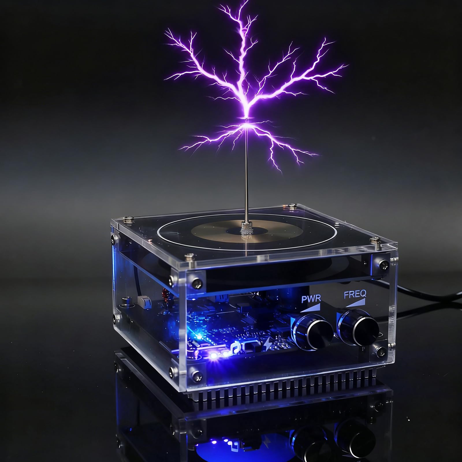 Photo 1 of *UNTESTED*
Musical Tesla Coil, PEMENOL Touchable Artificial Lightning Spark Gap Arc Plasma Science Physical Teaching Model for College High School