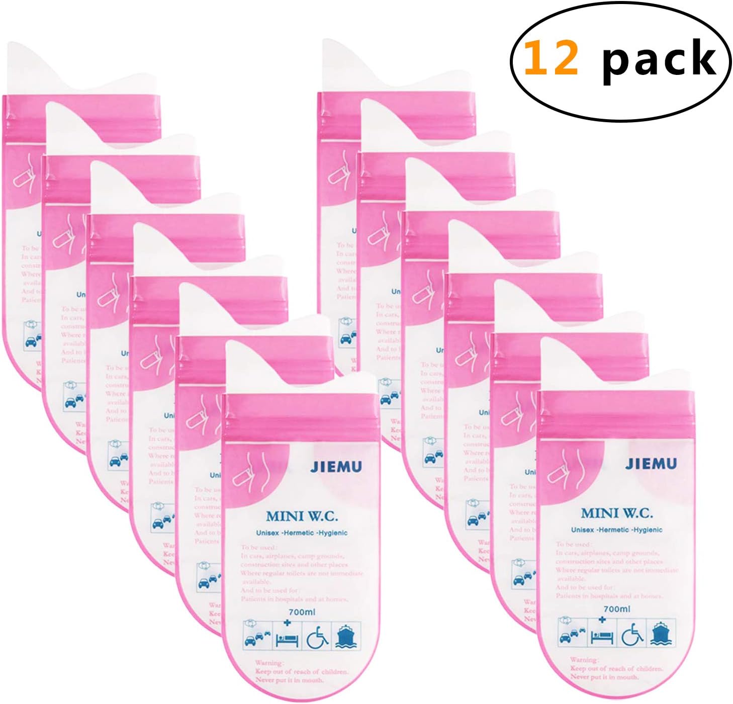 Travel Hiking Driving Traffic Jam Camping Gogobag Disposable Urine Bags