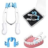 2 Pack Dental Matrix Band Retainer Rings with Plastic Wedges &ndash; Stainless Steel Sectional Contoured Matrix Clip Retainer Clamp Tools for Dental Restorative Procedures