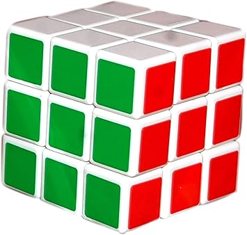 AAKASH Magic Cube 3x3x3 White Cube high Speed stickerless Magic Cube 3x3 Puzzle Cube brainteaser Game Toy