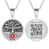 Theluckytag Medical Alert Necklace for Women