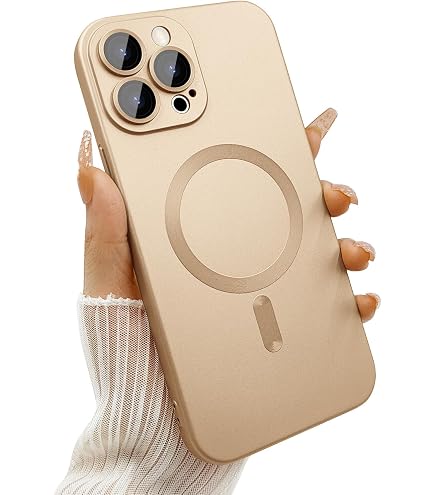 Amazon.com: JETech Magnetic Case for iPhone 13 Pro Max, Gold