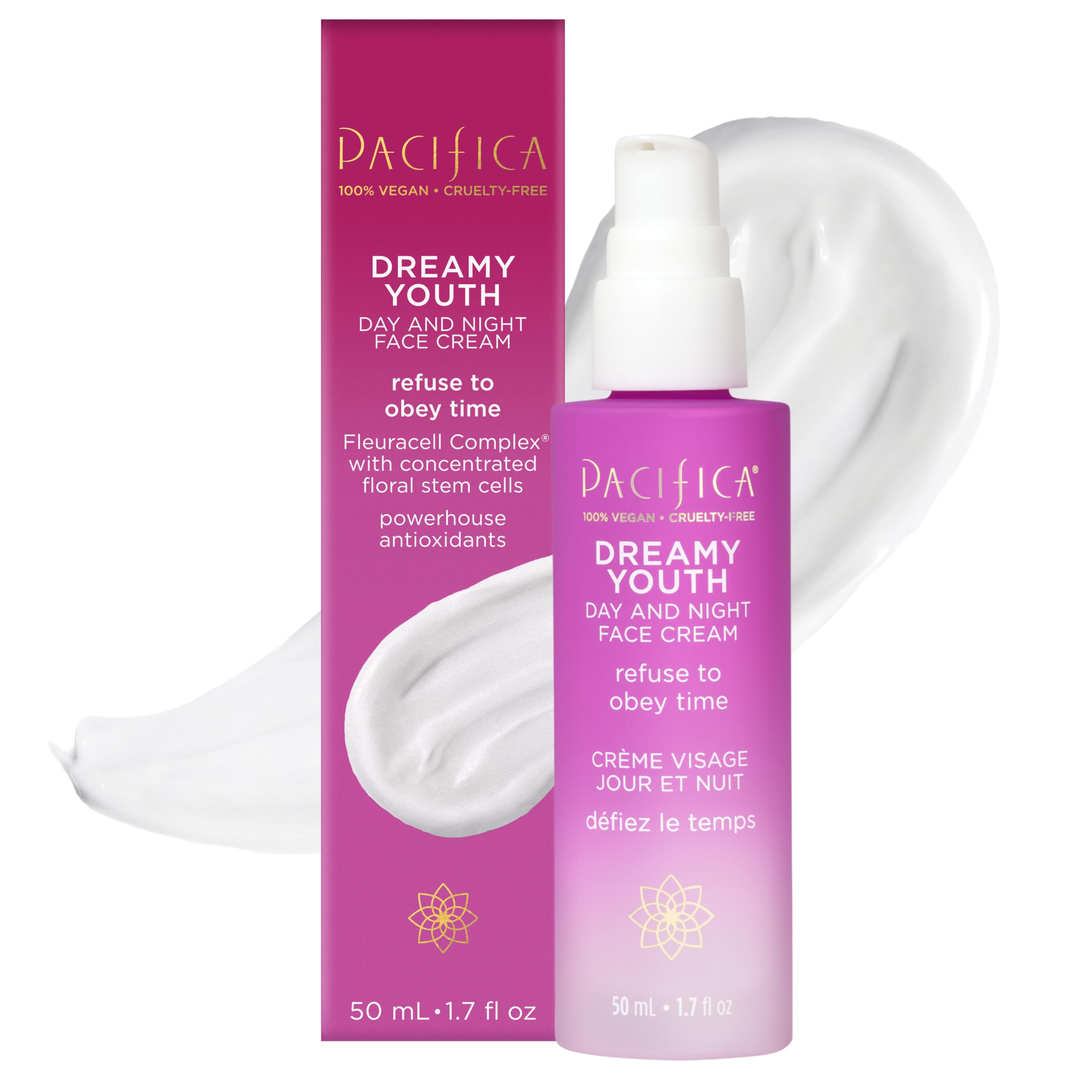 PACIFICA Dreamy Youth Day and Night Face Cream For Unisex 1.7 oz, 50 millilitre