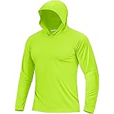 Boladeci Men's UPF 50+ Sun Protection Lightweight Hoodie Shirts Long Sleeve Fishing Shirt SPF UV Hiking Swim