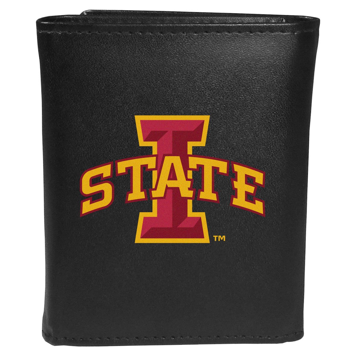 Siskiyou Sports NCAA Iowa State Cyclones Tri-fold Wallet Large Logo, Black