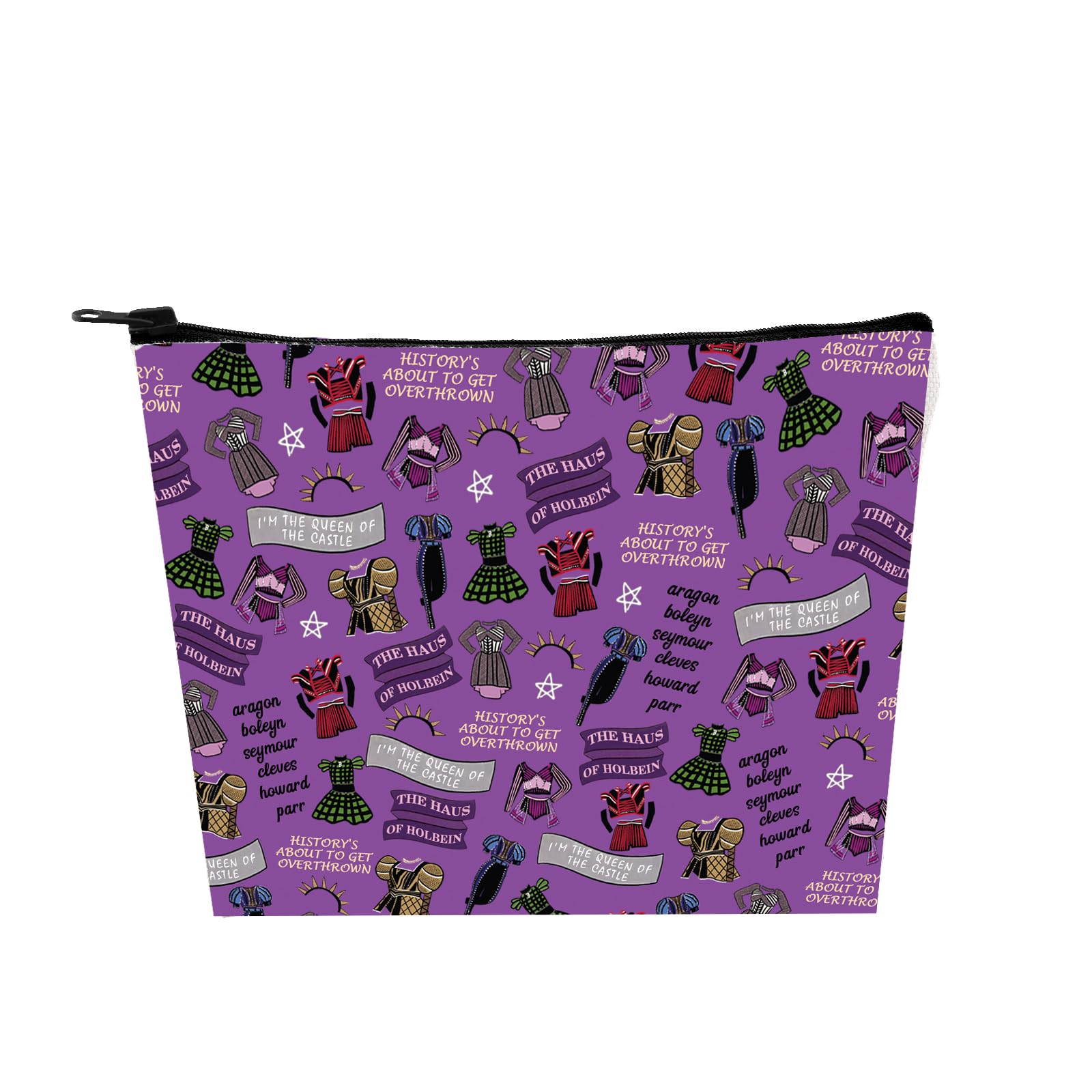 PLITI Six The Musical Gift Six Queen Gift Broadway Musical Merchandise I'M The Queen Of The Castle Theatre Fans Makeup Bag (castle queen bagU)