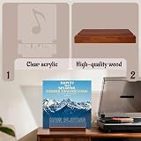 YuanDian Now Playing Vinyl Stand LED Display Wooden Acrylic Holder view 7