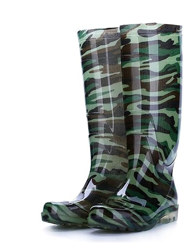 Amazon イグル 長靴 レインブーツ レインシューズ メンズ おしゃれ 雨具 ロング 靴 完全防水 防滑 ゴム ラバーブーツ 釣り 大きいサイズ アウトドア クッション性 柔らかい 防滑 軽作業 梅雨 台風 雨靴 黒 迷彩柄 防水 防寒 春夏秋冬 レインシューズ