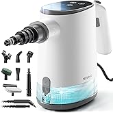 TEEVOGO Handheld Steam Cleaner, Pressurized 15s Instant Heat Steam Cleaner for Home, Upgrade 650ML Tank, Lightweight Portable Steamer for Cleaning Kitchen, Grout, Furniture, Couch, Car and Bathroom