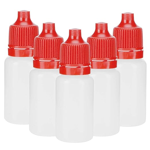Drop Bottle, 10ml Eye Drops Bottle, Empty Eye Drops Container, 50Pcs for Eye Drop Liquid