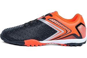 FEETHING Girls Boys Indoor Soccer Shoes Kids Turf Training Football Cleats Youth TF Durable Futsal Soccer Sneaker Littel/Big Kid