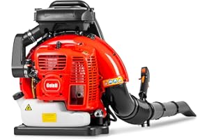 Getell Professional Gas Powered Backpack Leaf Blower – 2-Stroke High-Performance 63CC/665 CFM Blower System with Comfort Design for Complete Property Maintenance (GB656 PRO)