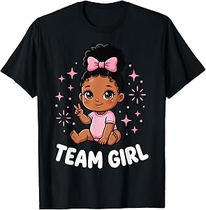 Team Girl Baby Announcement Family Party T-Shirt