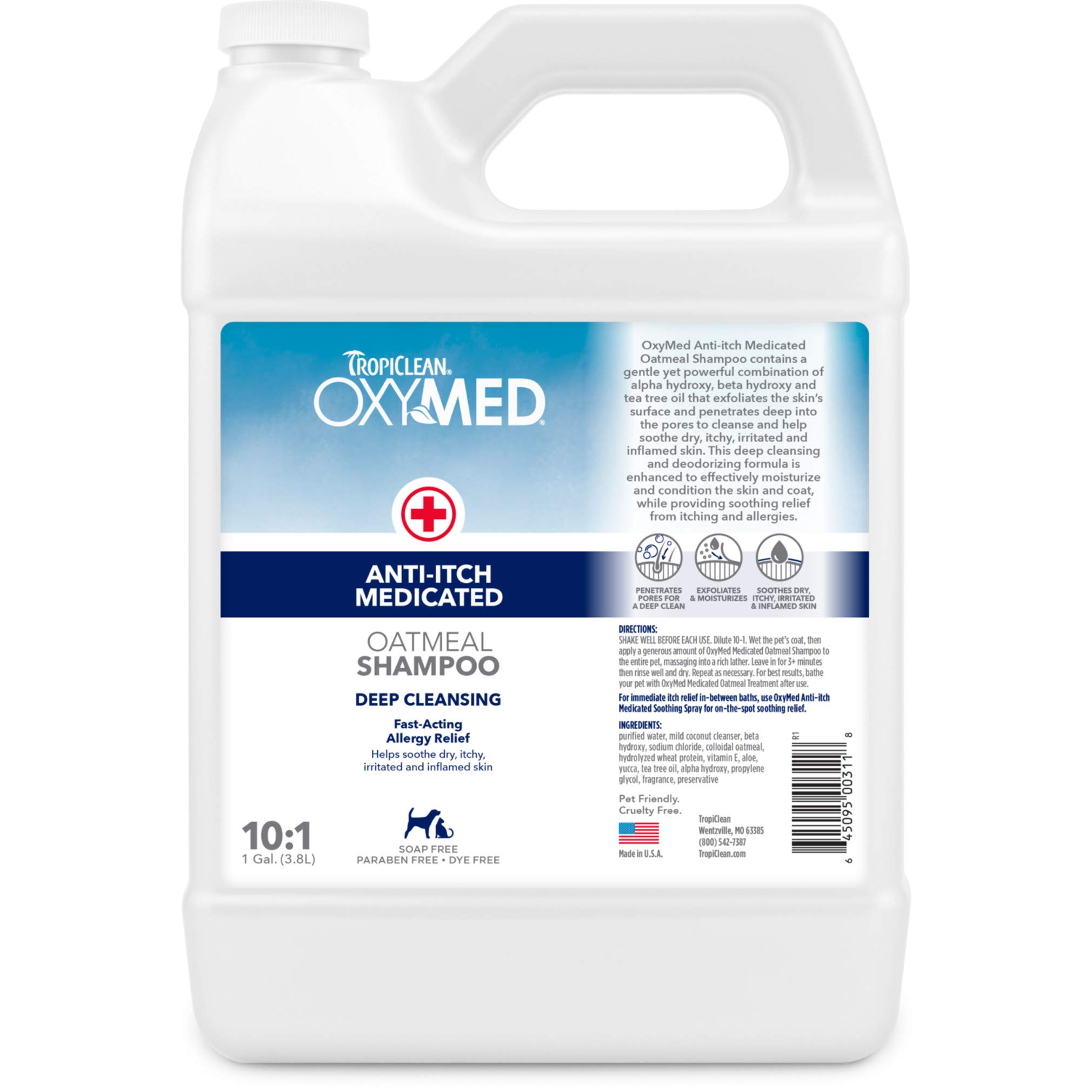 tropiclean oxymed anti itch shampoo