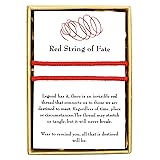 Knitted Colors Red String of Fate Bracelets