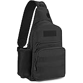 BAIGIO Sling Bag Tactical Military Chest Bag Crossbody Shoulder Bags for Men Women, Cross Body Pack Backpack for Traveling Cycling Sports Climbing Hiking