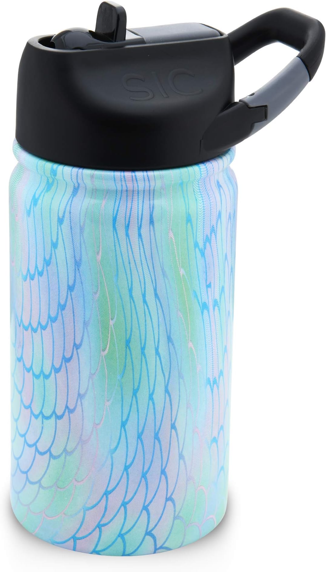 Seriously Ice Cold Lil SIC Kid 12 Oz. Double Wall Vacuum Insulated 18/8 Stainless Steel Tumbler Mug | Powder Coated with Leak Proof BPA Free Lid with Integrated Carabiner Clip