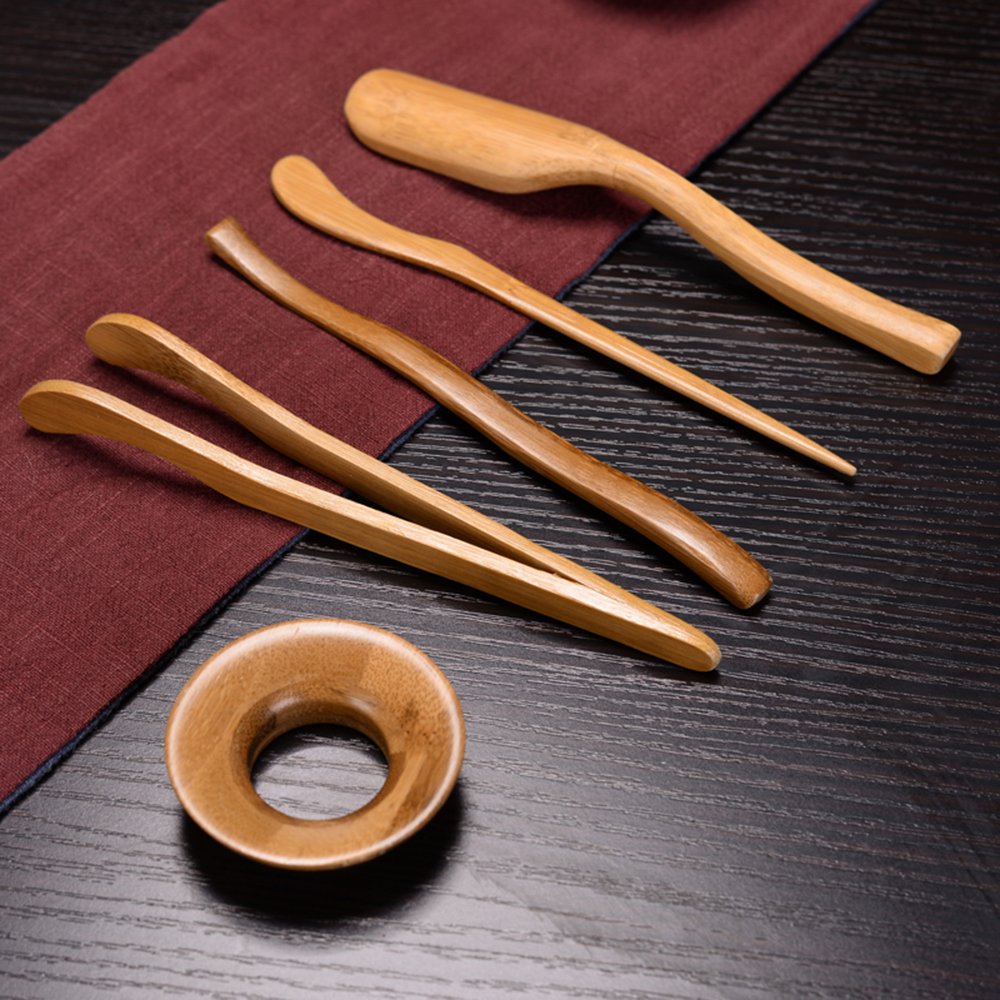 F Hoobar Kung Fu Tea Accessories Gongfu Tea Tools Cha Dao Set 6 Piece
