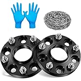 BDFHYK 5x114.3mm to 5x120mm Wheel Spacers 20mm 5x4.5 to 5x4.7 Hubcentric Wheel Adapters Compatible with Honda Acura CL MDX, HR-V Odyssey, Forged 5 Lug M12x1.5 & 64.1mm Hub Bore, Set of 2