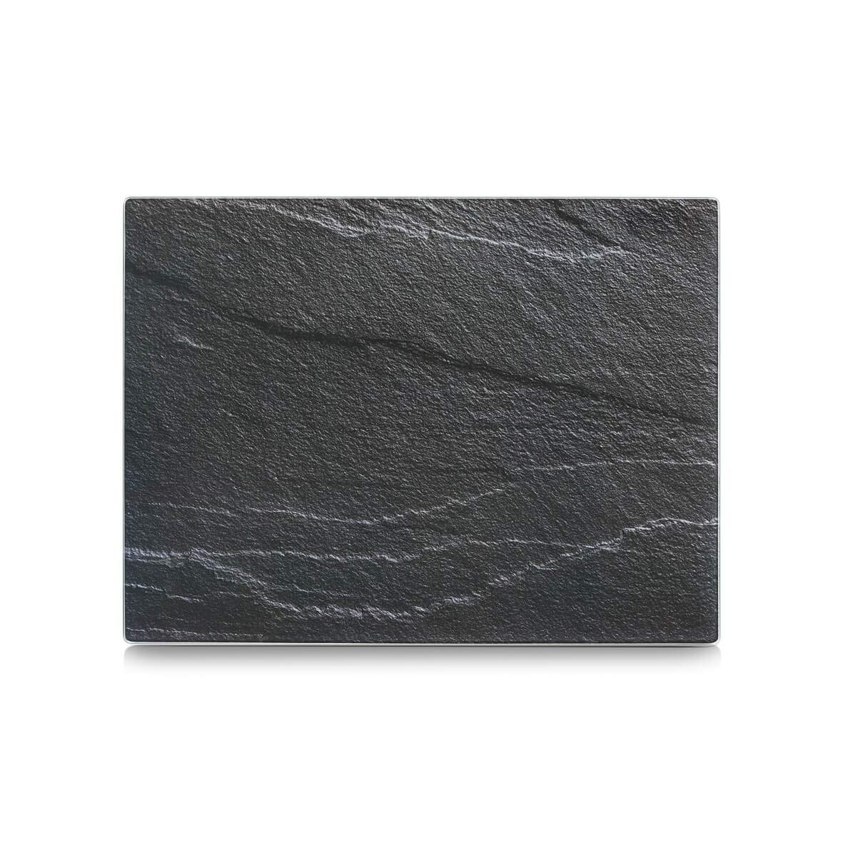 Zeller "Slate Glass Cutting Plate, Anthracite, 40 x 30 cm