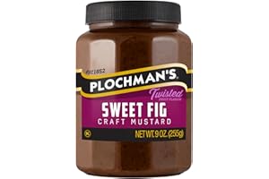 PLOCHMAN'S Plochmans, Fig Mustard, 9 oz, Holiday Seasonal Gourmet Spread