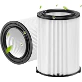 VF4000 Replacement Filter for RIDGID Vacs Wet Dry Vacuum | Vf4000 Compatible with RIDGID Vacs Wet Dry 5-20 Gal, 6-9 Gal Husky Vacuum &amp; CRAFTSMAN Shop Vacuum 17816 9-17816