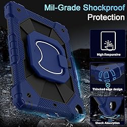 Scnioy Case for iPad 9th Generation iPad Case 9th