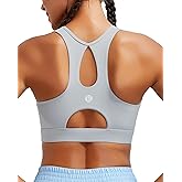 RUNNING GIRL Sports Bras for Women High Support,Racerback Molded Cup Sports Bra with Sewn in Pads Workout Running Bra