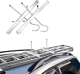 Holdfiturn Roof Ladder Clamps 2 Pcs 43x39.5x22cm Lockable Universal Roof Rack view 8
