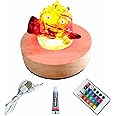 ORALEAF Calcifer Night Light with Remote Control - Multi-Color Adjustable LED Lamp Statue Inspired by Howl's Moving Castle